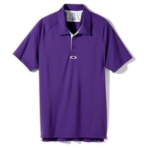 Oakley Elemental Purple Polo Shirt Men’s Size Large